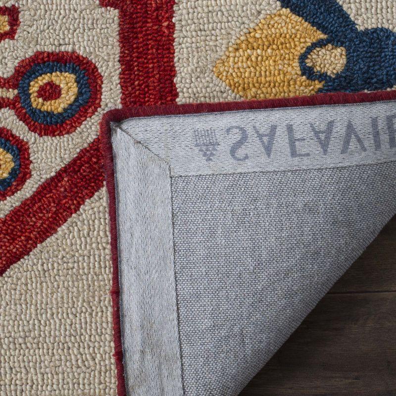 Aspen APN703 Hand Tufted Area Rug - Ivory/Multi - 4'x6' - Safavieh..