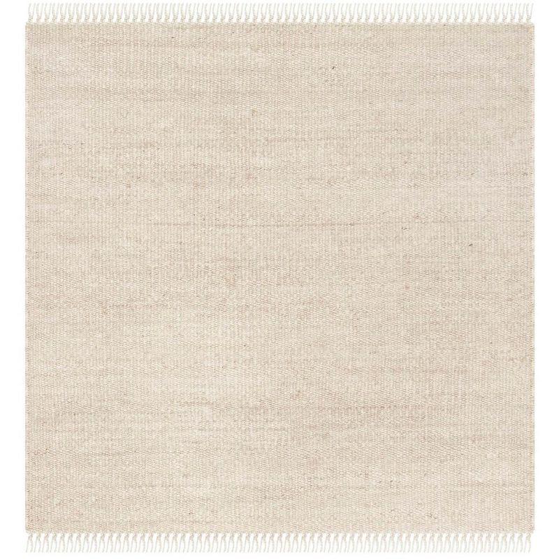 Natural Fiber NF368 Hand Woven Indoor Area Rug - Ivory - 6'x6' - Safavieh.