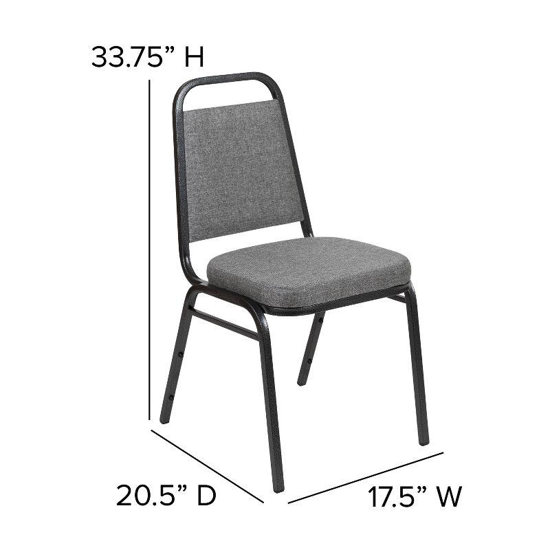 Amaya Trapezoidal Back Stacking Banquet Chair with 2.5" Thick Seat