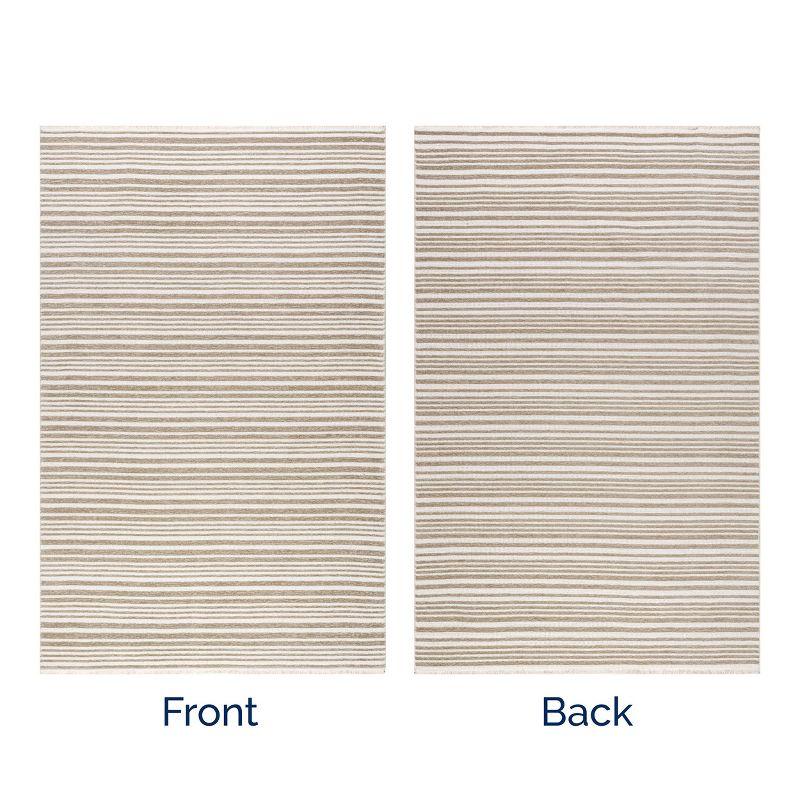 Nuloom Millicent Striped Reversible Machine Washable Indoor Area Rug