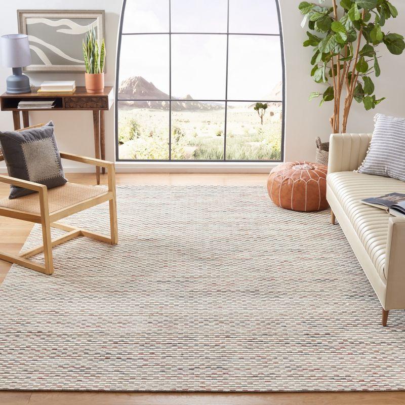 Marbella MRB158 Hand Woven Indoor Accent Rug - Beige/Rust - 3'x5' - Safavieh