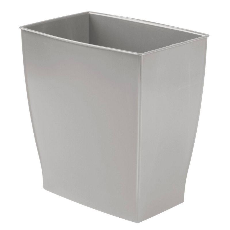 Minoky Waste Basket Garbage Can for Bathroom, Bedroom, Home Office, 11.25" x 7.5" x 12", 2.5 Gallon