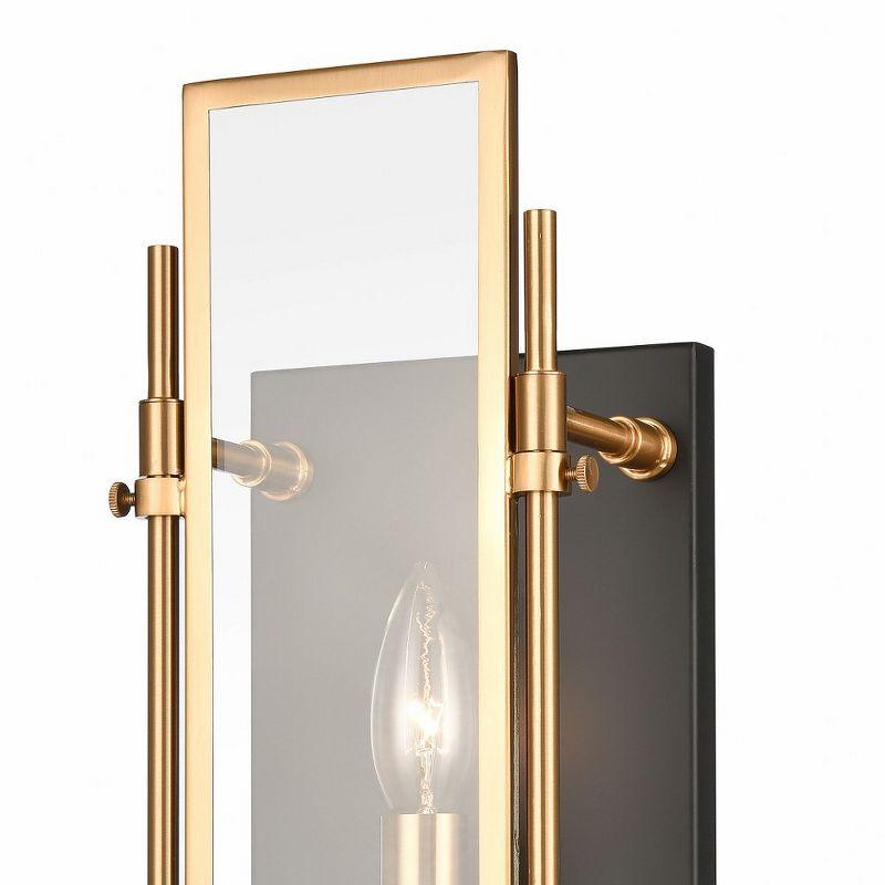 Elk Home Mechanist 1 - Light Wall Light in  Matte Black