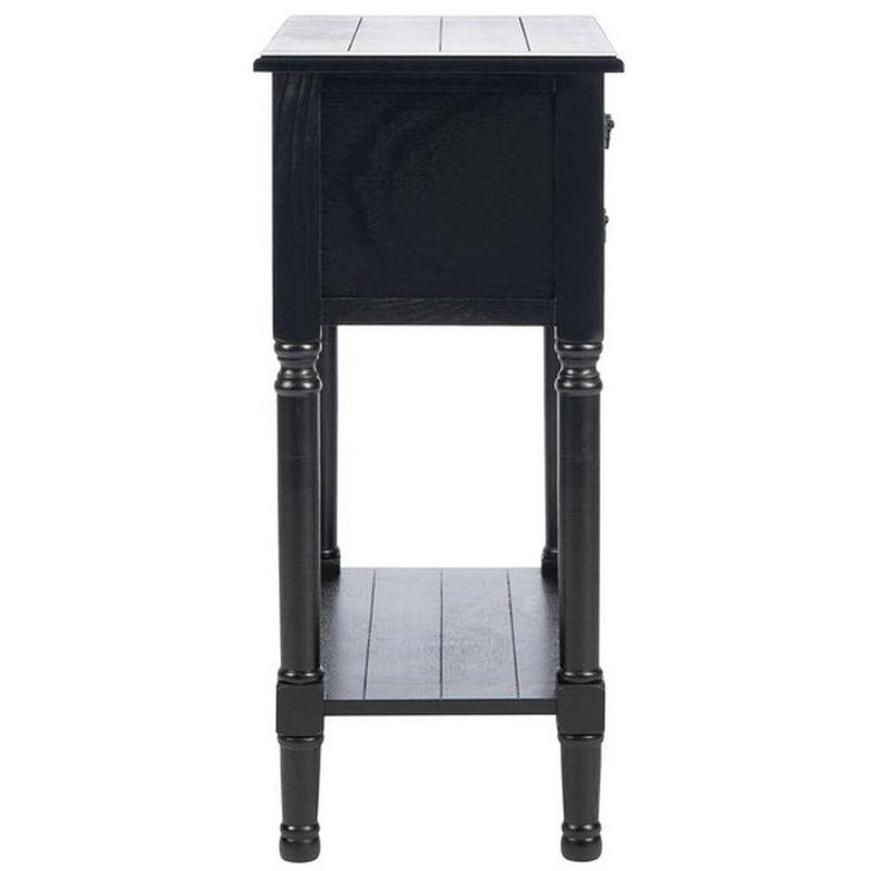 Primrose 3 Drawer Console Table - CNS5707B - Black - Safavieh