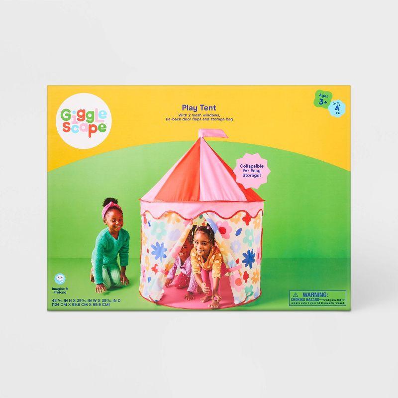 Play Tent Pink - Gigglescape™: Kids & Toddler Tent, Outdoor Toys, Polyester, 3+ Years