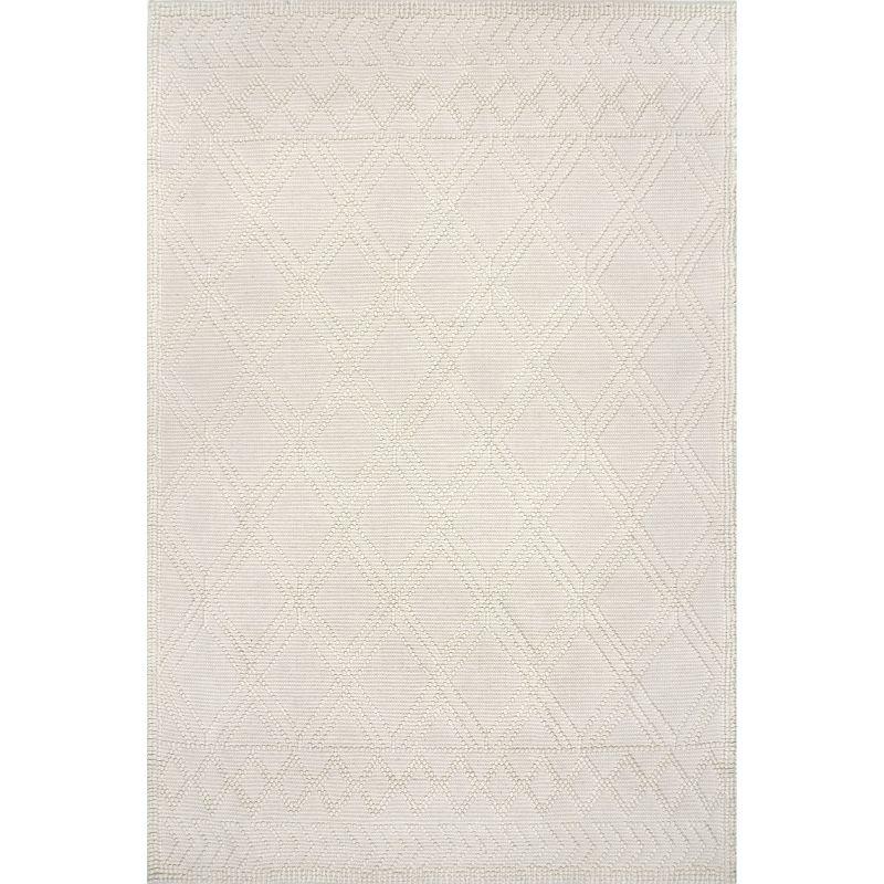 Nuloom Contemporary Trellis Natti Indoor Area Rug, 4' x 6', Ivory