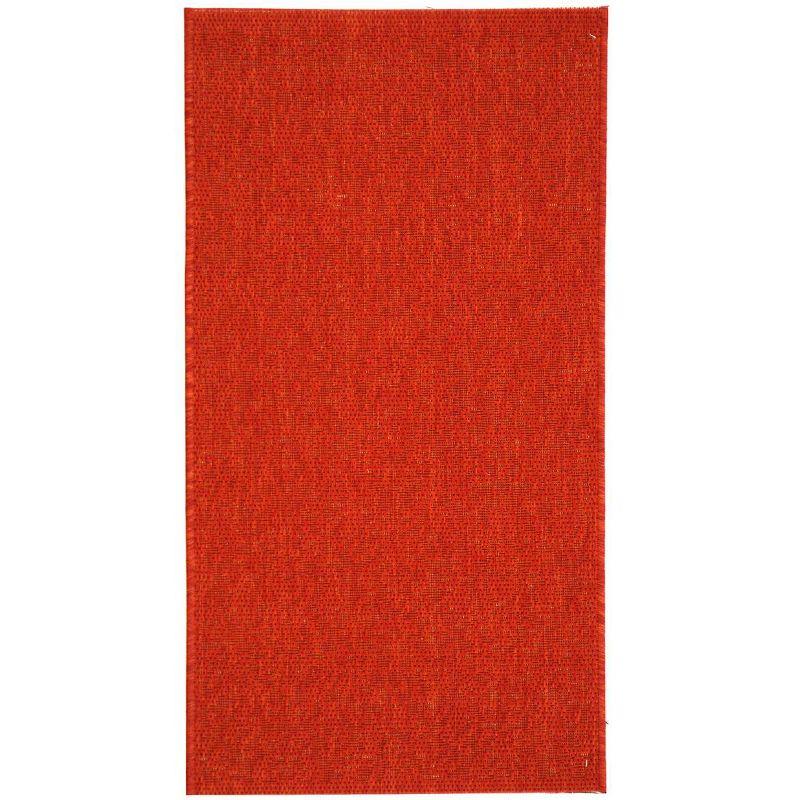Courtyard CY2714 Power Loomed Indoor and Outdoor Accent Rug - Red/Red - 2'x3'7" - Safavieh