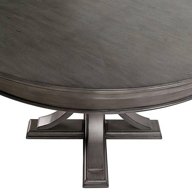 Helena Round Wood Pedestal Dining Table