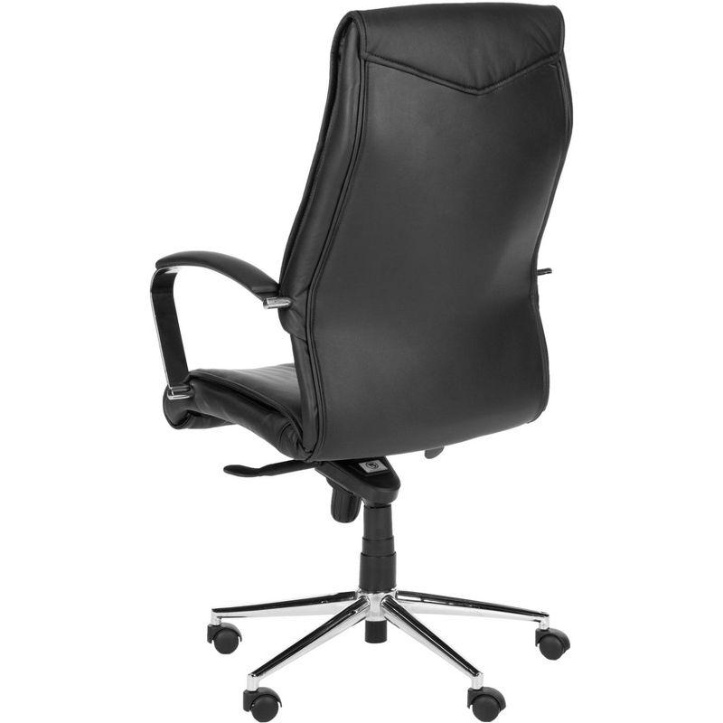 Fernando Desk Chair - Black - Safavieh