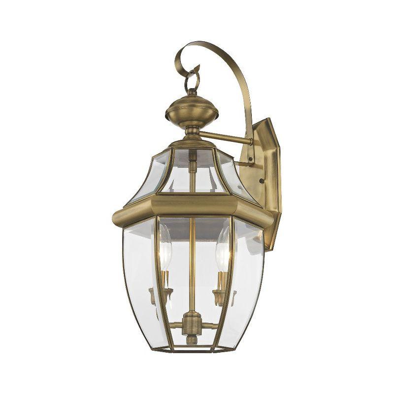 Livex Lighting Monterey 2 - Light Wall Light in  Antique Brass