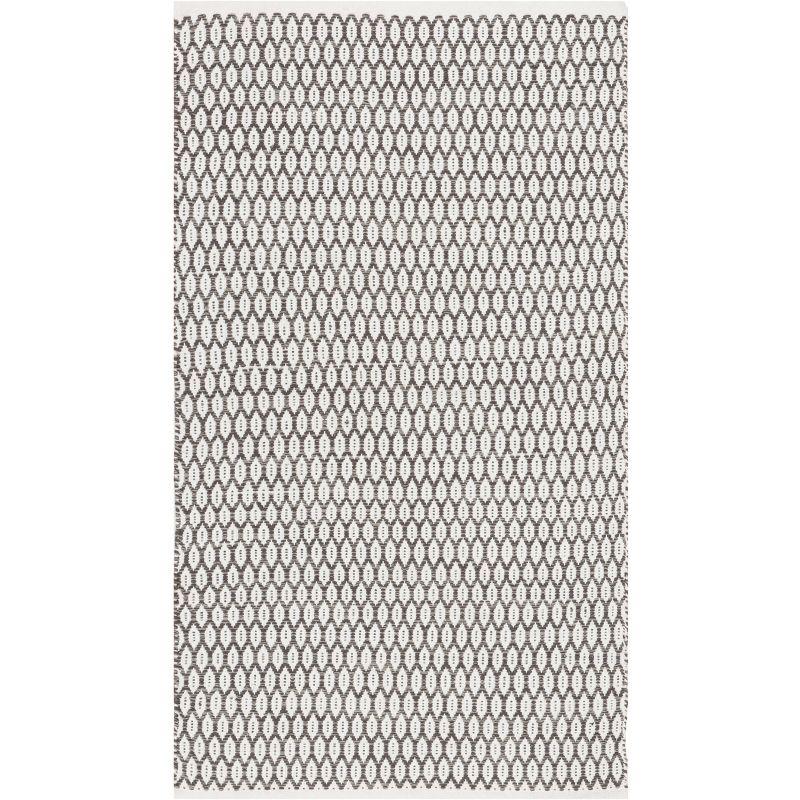 Montauk MTK608 Hand Woven Indoor Accent Rug - Charcoal/Ivory - 2'x3' - Safavieh