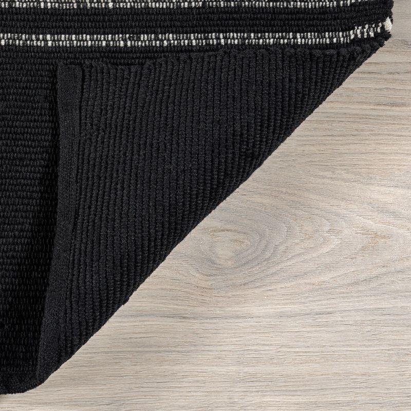 Breakwater Bay Aloizas Striped Cotton Area Rug
