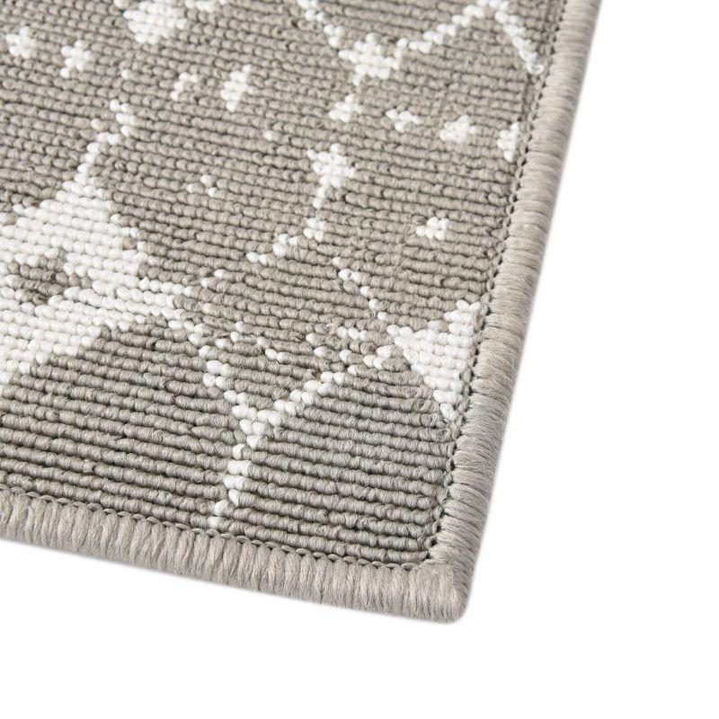 Unique Loom 7' 10 x 10' 0 Gray Outdoor Trellis Cardak Area Rug