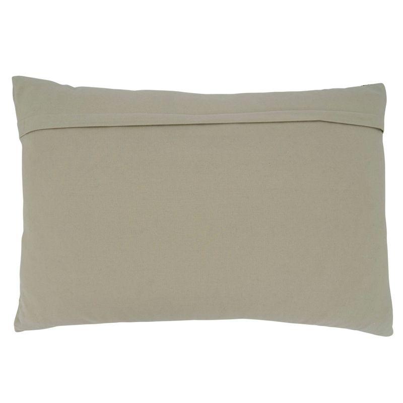 Saro Lifestyle Woven Throw Pillow With Poly Filling