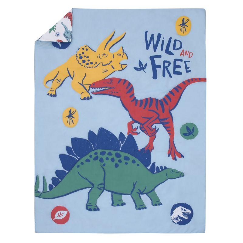 Jurassic World Dinosaur Reversible Toddler Comforter Set