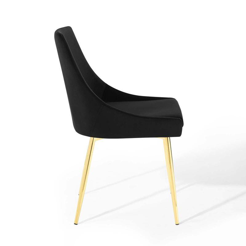Modway Modway Viscount Performance Velvet Dining Chairs (Set of 2)