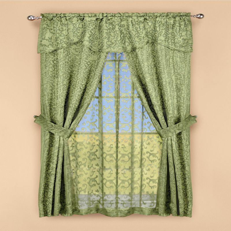 Alekper Polyester Sheer Curtain Panel