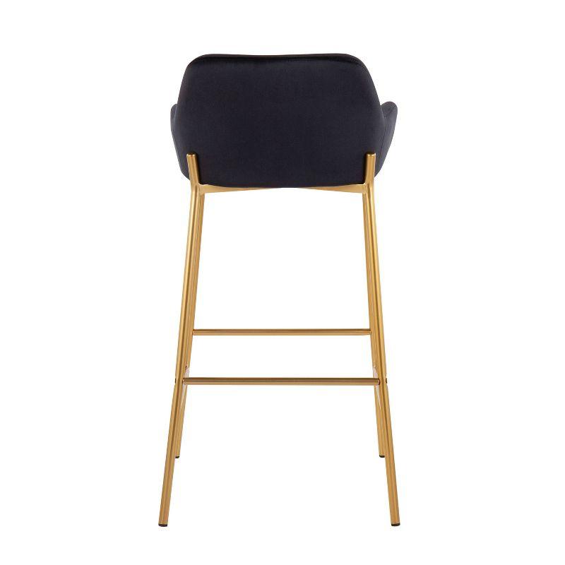 Willa Arlo™ Interiors Cassiopeia Upholstered Counter Stool with Metal Frame (Set of 2)