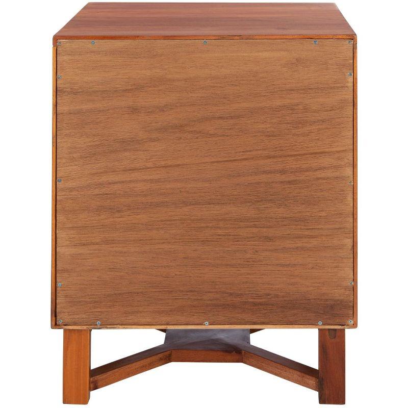 Hedwig 2 Drawer Nightstand - NST4007 - Natural - Safavieh