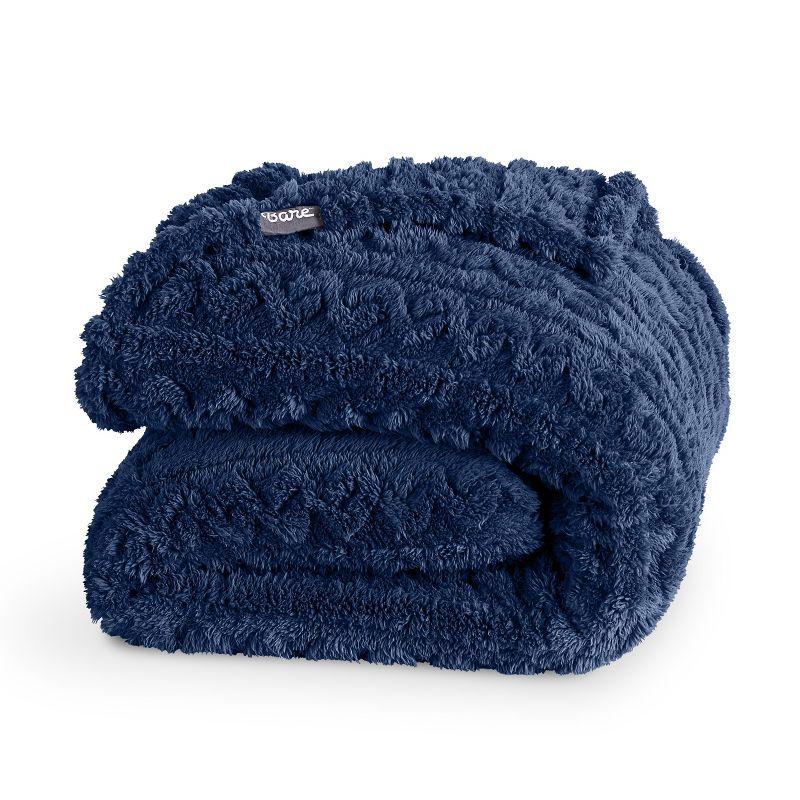 Bare Home Cozy Faux Shearling Blanket