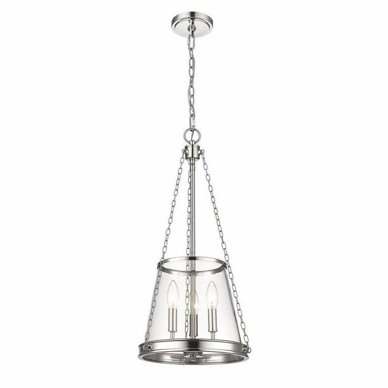 Z-Lite Prescott 3 - Light Pendant in  Polished Nickel