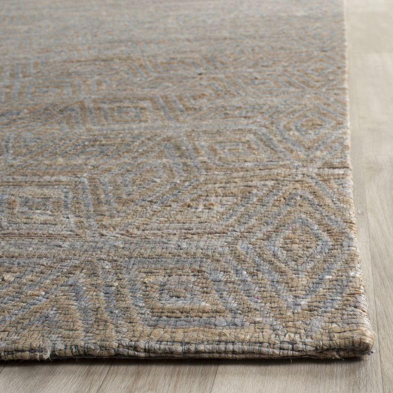 Cape Cod CAP412 Hand Woven Area Rug - Grey/Sand - 4'x6' - Safavieh..