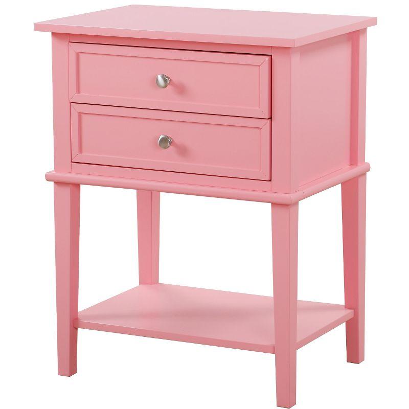 Passion Furniture Newton 2-Drawer Nightstand (28 in. H x 22 in. W x 16 in. D)