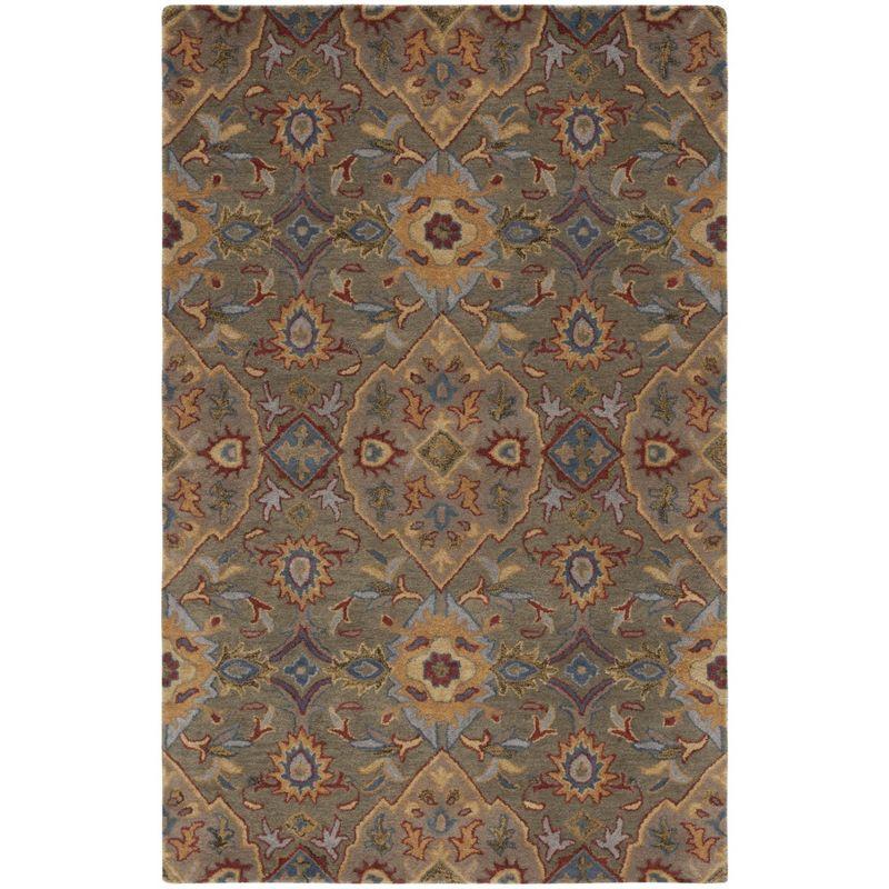 Heritage HG653 Handmade Area Rug - 8'x10' - Green/Yellow - Safavieh