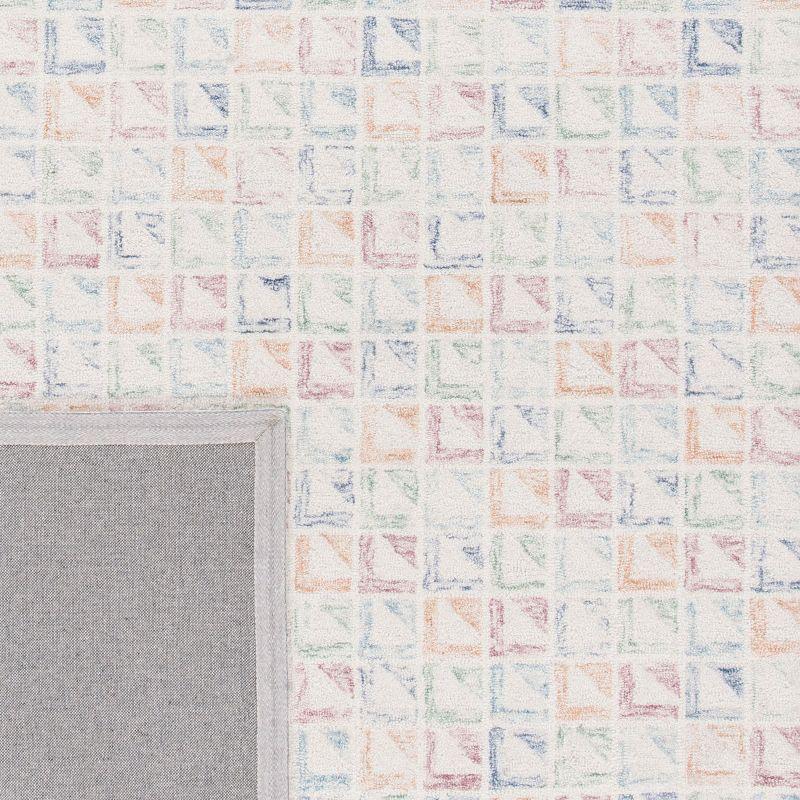 Rodeo Drive RD102 Hand Tufted Area Rug - Ivory/Blue - 6'x6' - Safavieh.