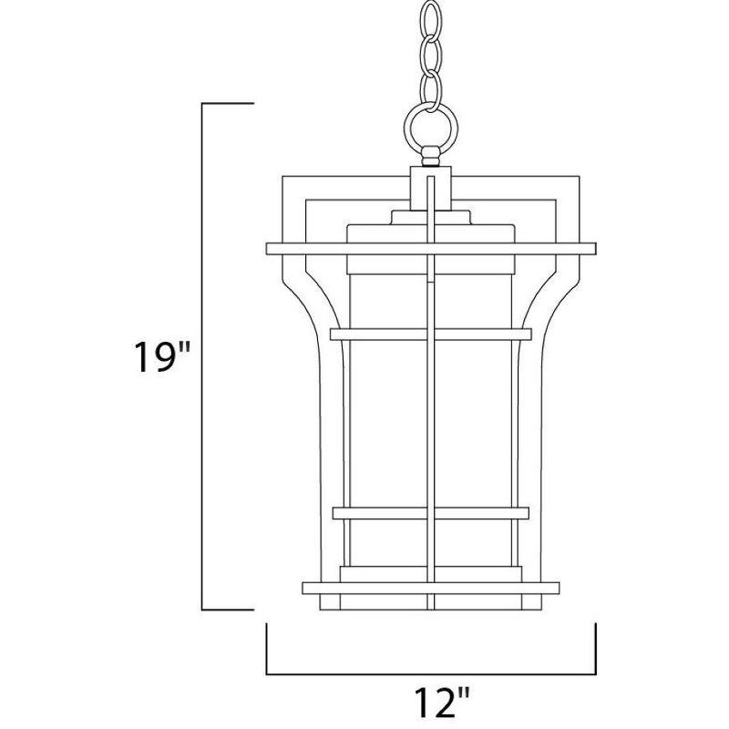 Maxim Lighting Oakville 1 - Light Pendant in  Black Oxide