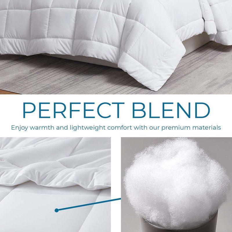 White Twin Microfiber All Season Duvet Insert