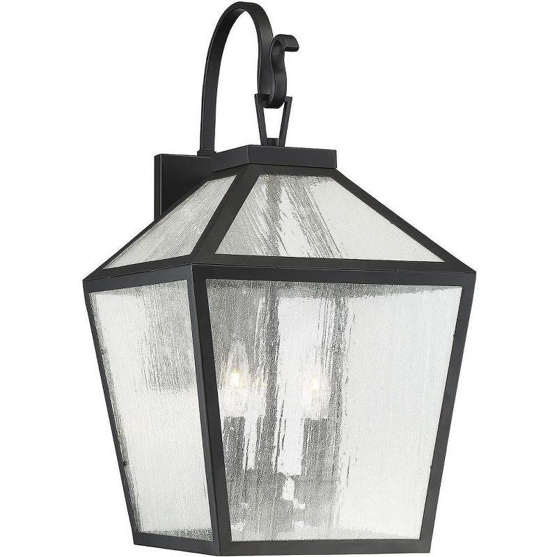 Savoy House Woodstock 3 - Light Wall Light in  Black