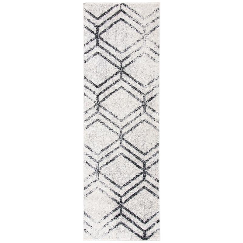 Adirondack ADR253 Machine Made Indoor Accent Rug - Ivory/Grey - 2'-6"x4' - Safavieh