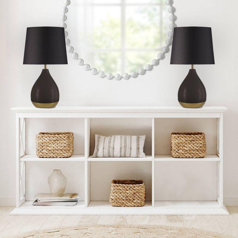 Hokku Designs 2-Tone Ceramic Table Lamp Set Of 2 See Below