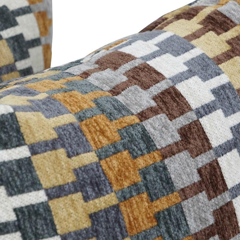 Geometric Reversible Throw Pillow