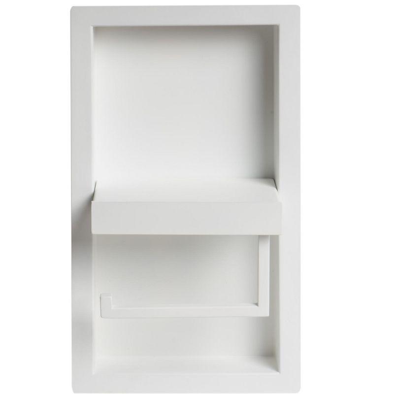PVD Stainless Steel Recessed Toilet Paper Holder / Bathroom Niche