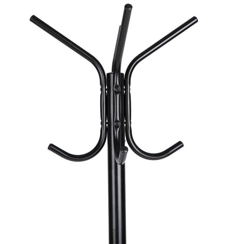 Mind Reader Mind Reader Coat Rack, Hall Tree, Freestanding, Coat Tree, Hat, Jacket, Purse, Metal, 14.75"L x 16.5"W x 69"H