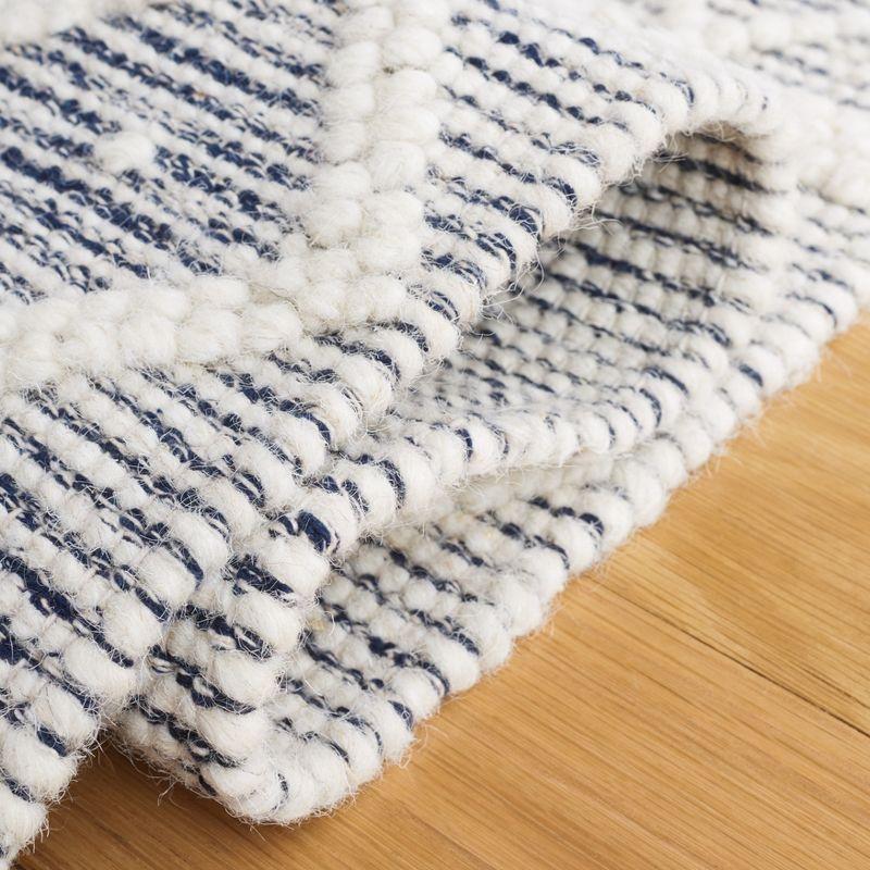 Natura NAT827 Hand Woven Area Rug - Ivory/Navy - 8'x10' - Safavieh.