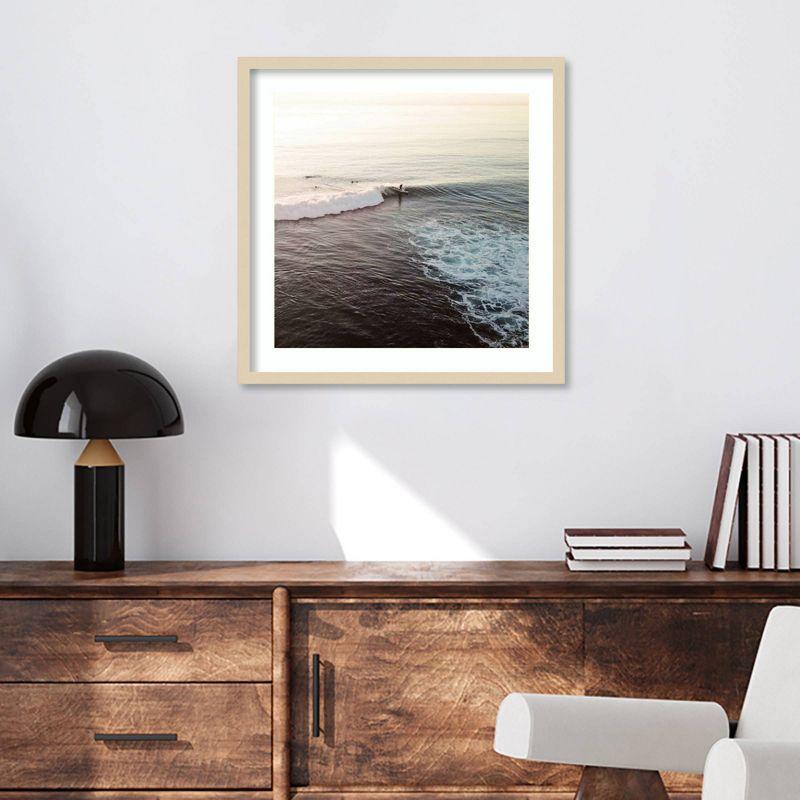 Amanti Art 25"x25" La Jolla I Square by Rachel Dowd Wall Art: Ocean View, Hardwood Frame, Giclee Print