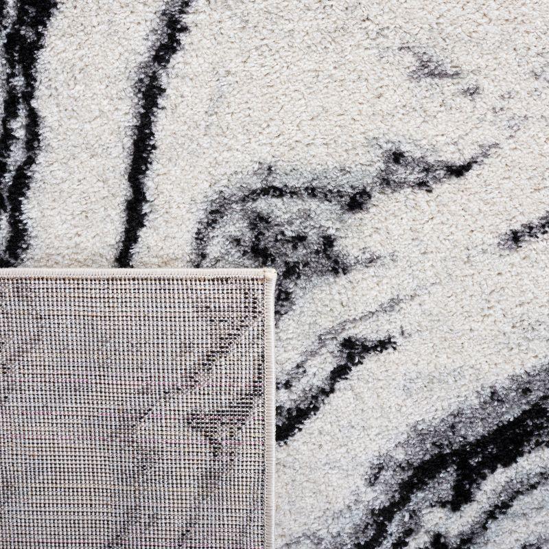 Tulum TUL274 Power Loomed Area Rug - Ivory/Black - 8'x10' - Safavieh.