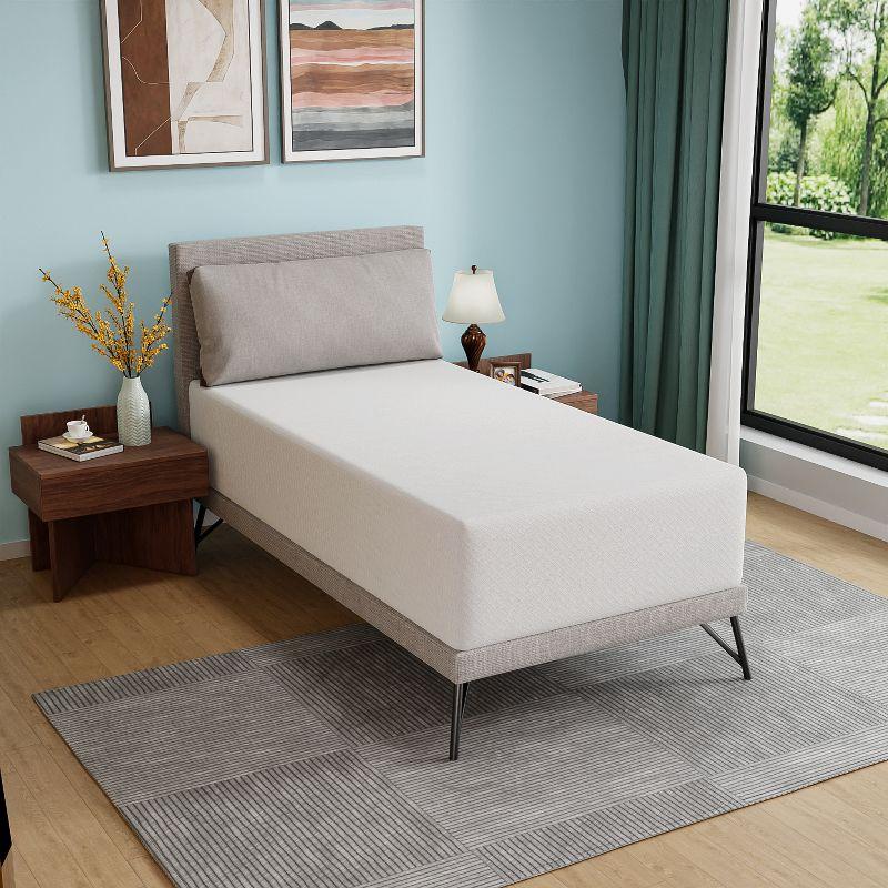 Twin 14-Inch Gel Memory Foam Mattress with Washable Cover