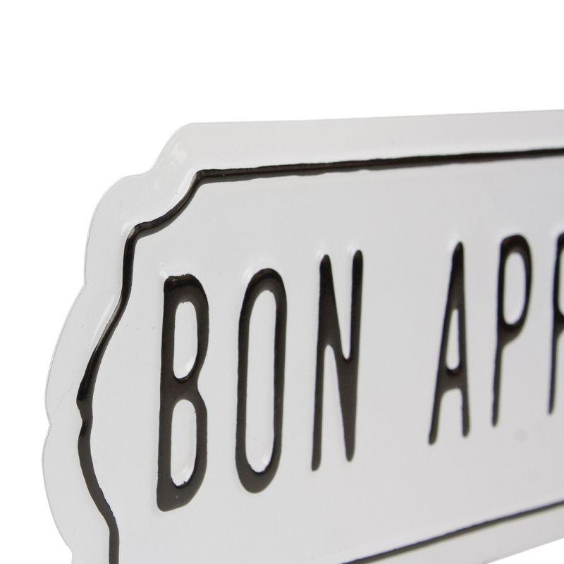 Northlight "Bon Appetit" Hanging Metal Wall Sign - 14"