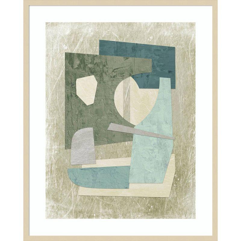 Amanti Art Mid-Century Collage II by Suzanne Nicoll Wood Framed Wall Art Print