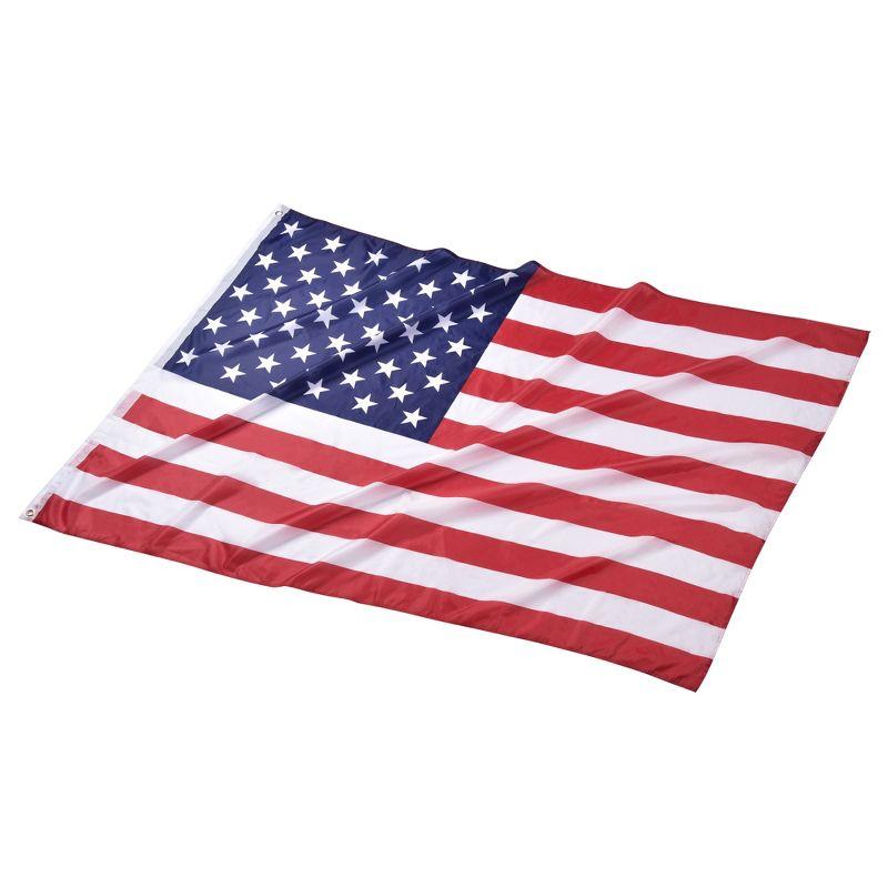 Yescom 2 Pcs 4x6 Ft US Flag Fade Resistance