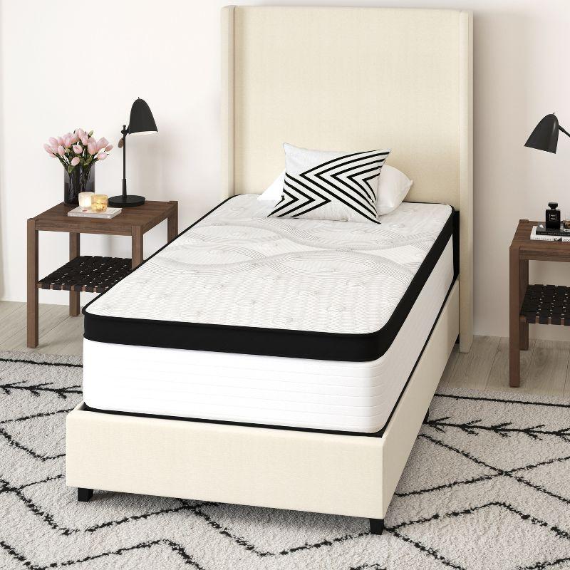 Twin Extra Firm Hybrid Innerspring Mattress with Foam Layer