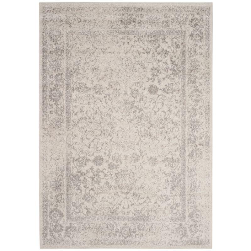 Adirondack ADRW109 Power Loomed Area Rug - Ivory/Silver - 3'x5' - Safavieh.