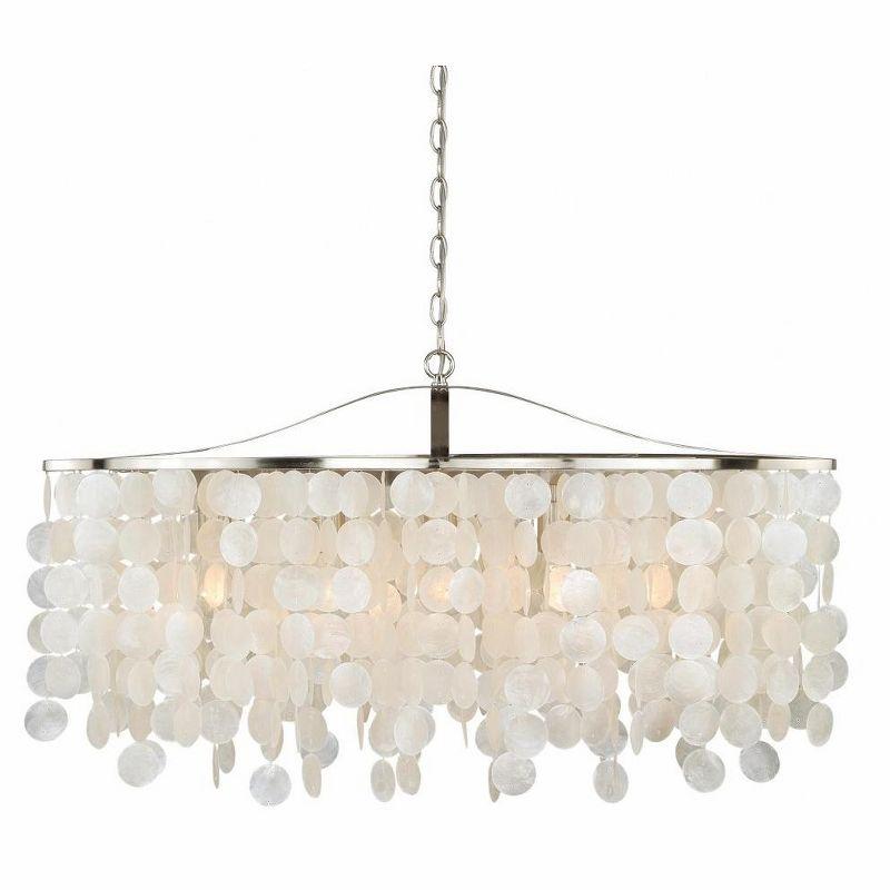 Vaxcel Elsa 5 - Light Pendant in  Satin Nickel