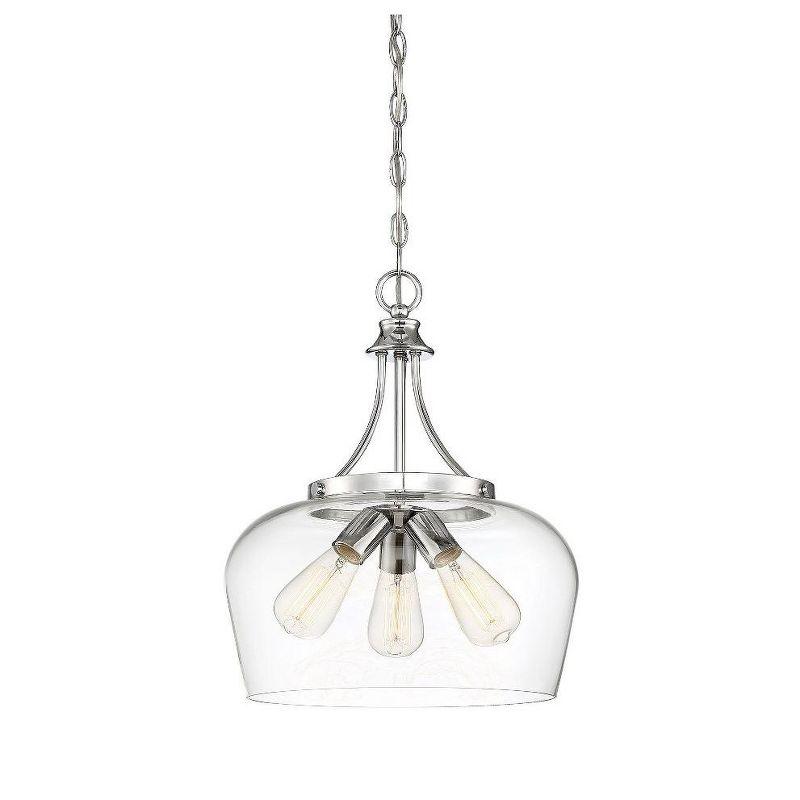 Savoy House Octave 3 - Light Pendant in  Satin Nickel