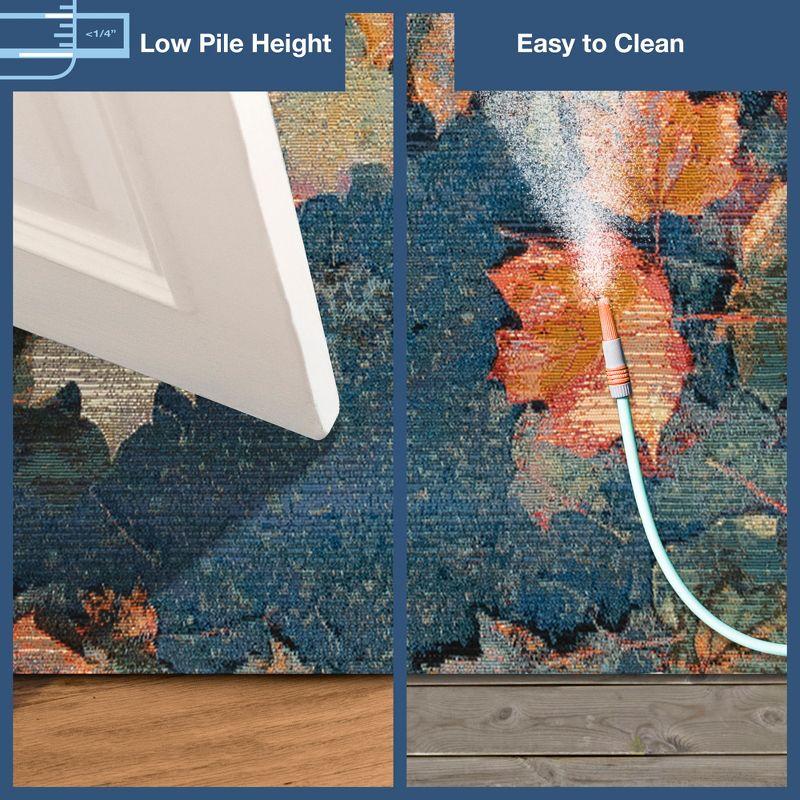 Liora Manne Marina Fall In Love Indoor/Outdoor Rug Multi 3'3" x 4'11"