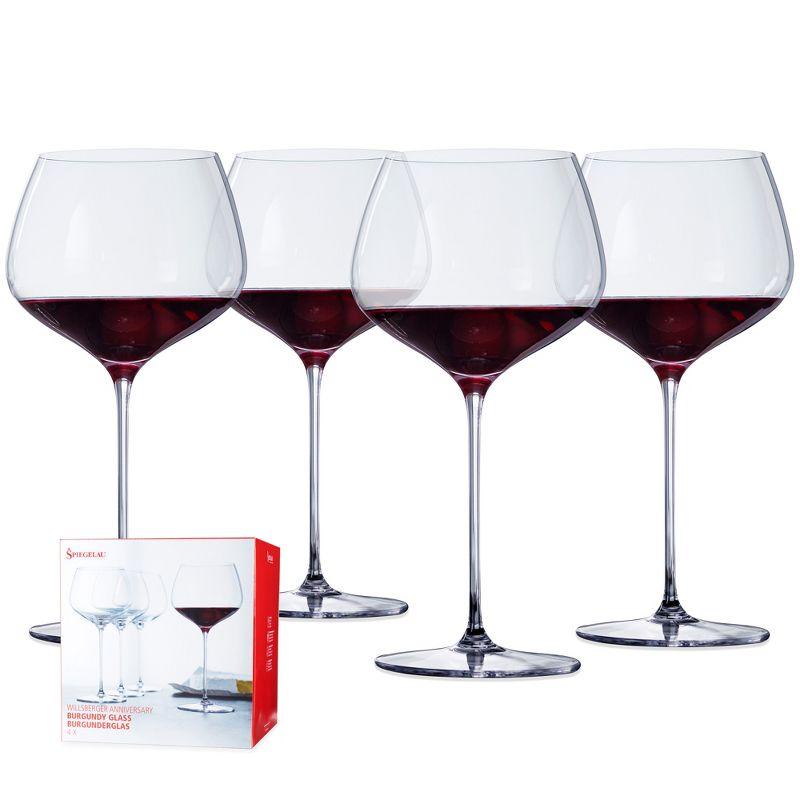 Spiegelau Willsberger 26-Oz. Burgundy Glasses, Set of 4